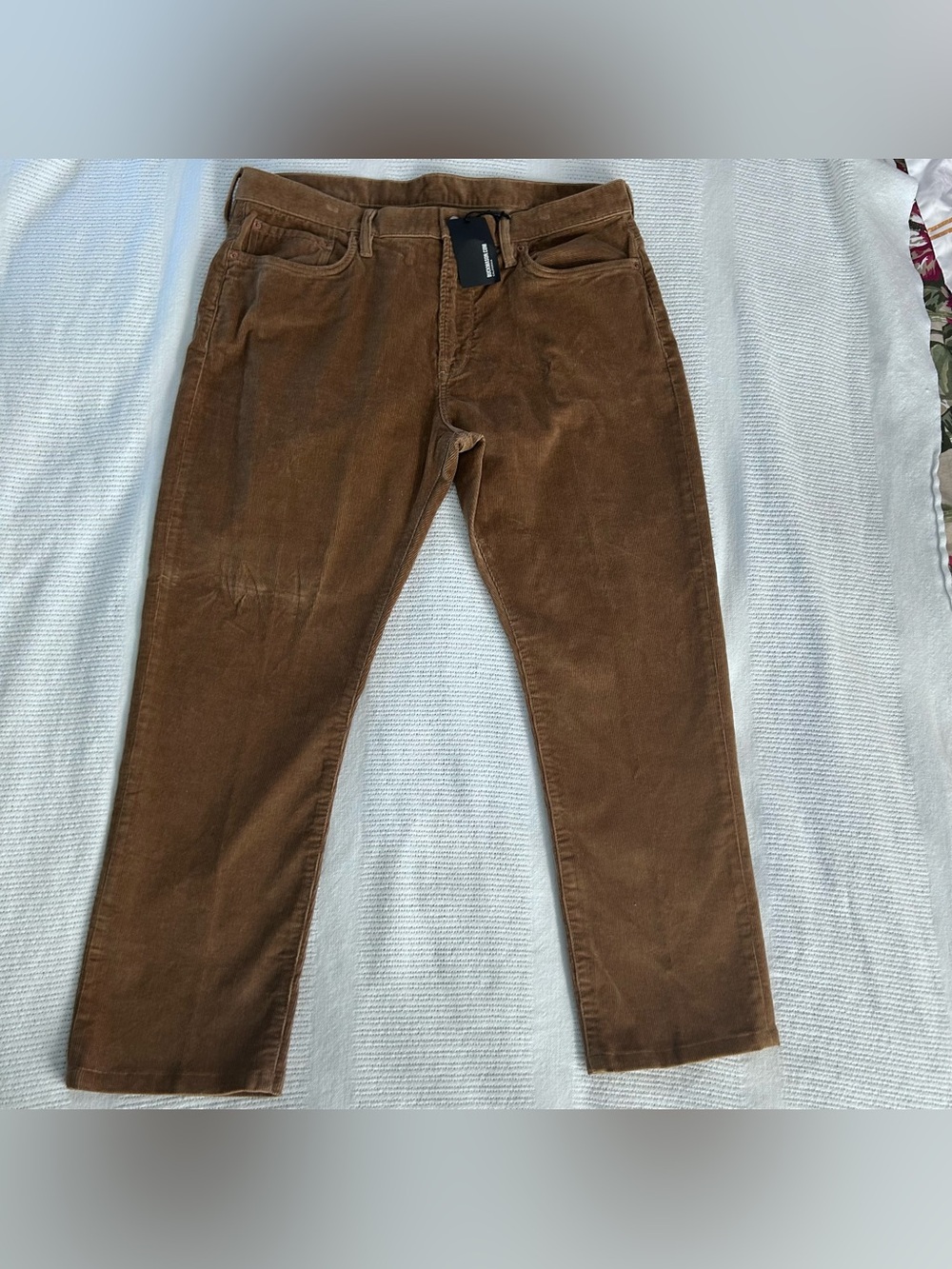 Buck Mason Stretch Corduroy Ford Standard Jean 36X28 Harvest Brown